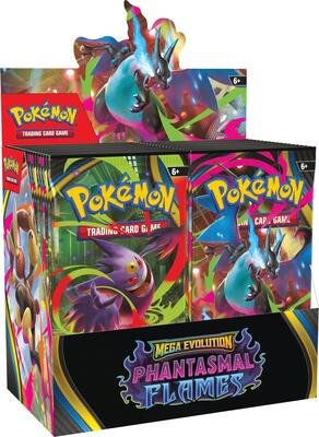 Pokemon Mega Evolution Phantasmal Flames Booster Box ME02