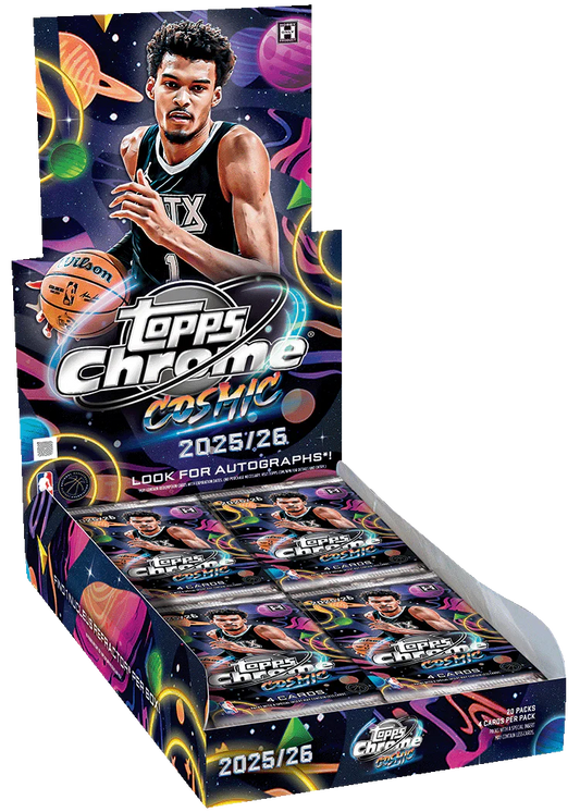 Topps 2025-26 Cosmic Chrome Basketball Hobby Box NBA