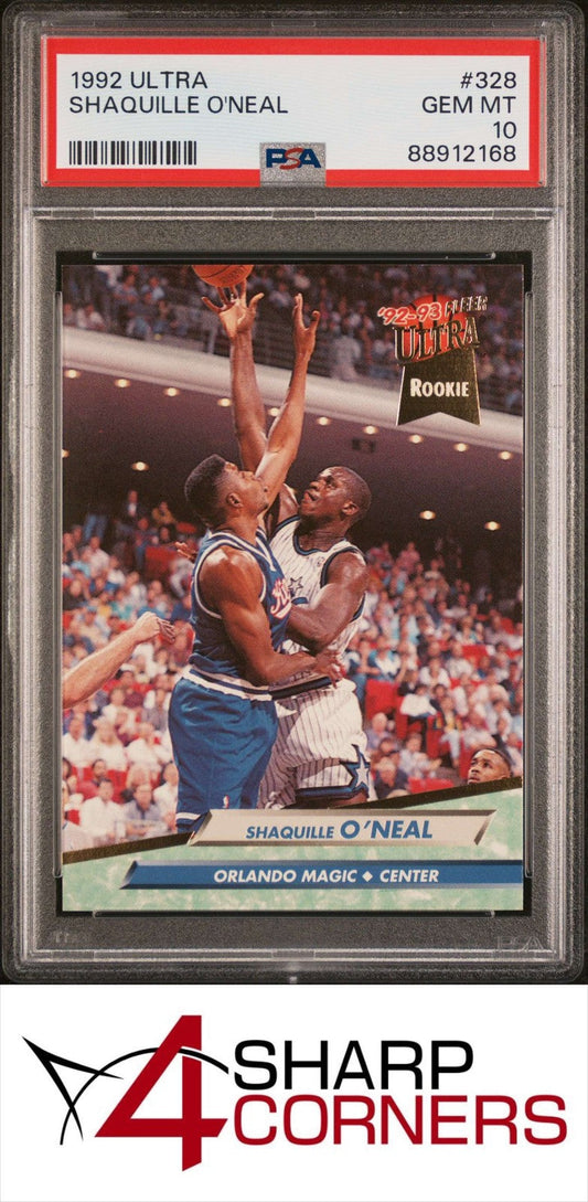 Fleer Ultra 1992 Shaquille O'Neal Rookie Card #328 PSA 10 NBA