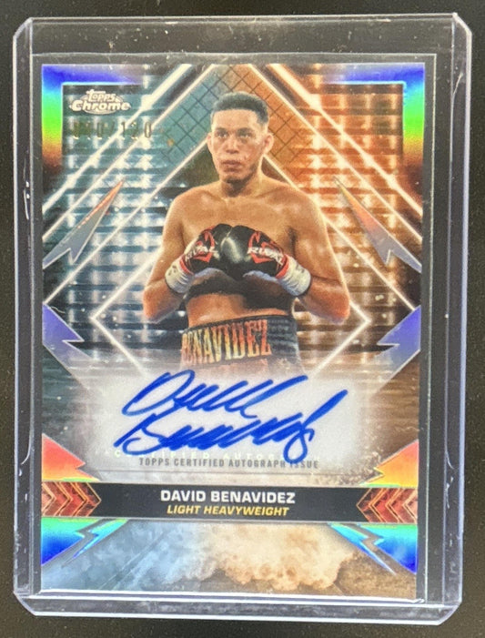 Topps 2024 Chrome David Benavidez Championship Auto #CAS-DZ