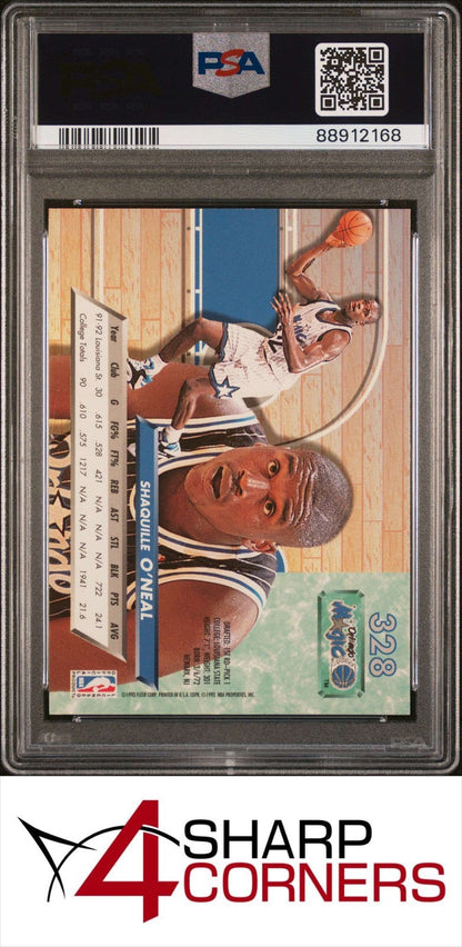 Fleer Ultra 1992 Shaquille O'Neal Rookie Card #328 PSA 10 NBA