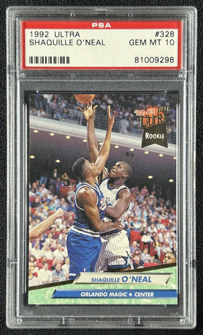 Fleer Ultra 1992-93 Shaquille O'Neal Rookie Card #328 PSA 10