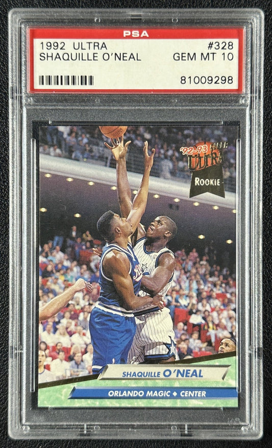 Fleer Ultra 1992-93 Shaquille O'Neal Rookie Card #328 PSA 10