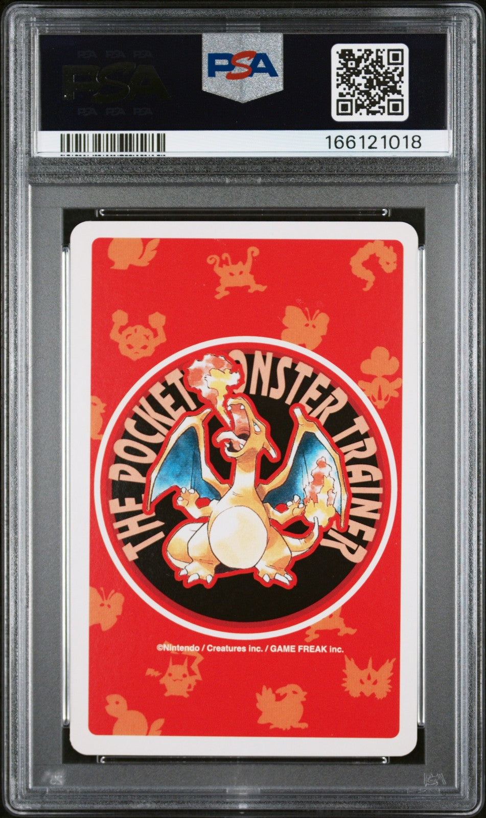 Pokémon 1996 Red Version Playing Cards 6 of Spades #094A Gengar Card PSA 10